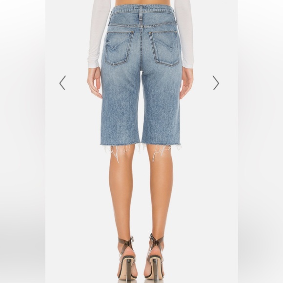Hudson Jeans Sloane Long Cut Off Short in Worn Vanquish | Size 26 - Picture 3 of 11